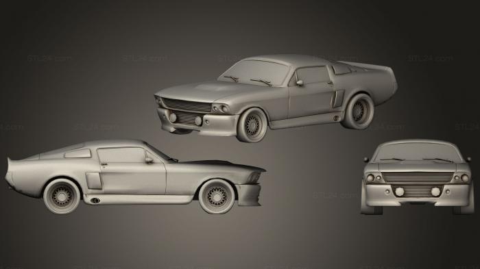 Vehicles (Mustang1812, CARS_0258) 3D models for cnc